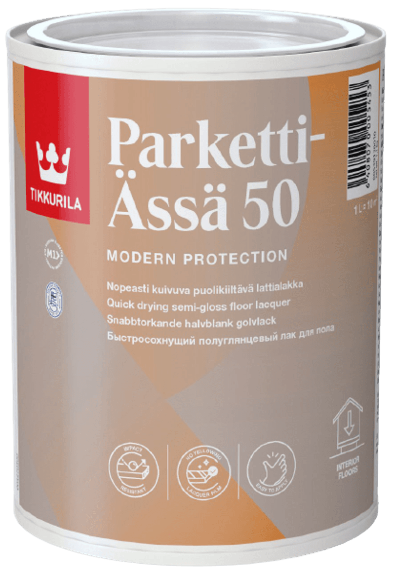 PARKETTI ÄSSÄ 50, lak na dřevo, TIKKURILA