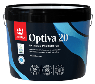 OPTIVA 20 SEMI MATT, omyvatelná barva, TIKKURILA