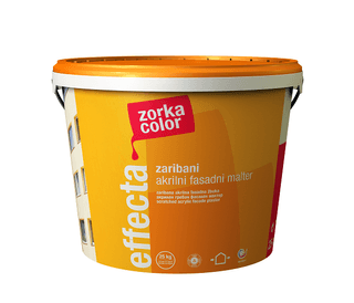 EFFECTA rýhovaná akrylátová omítka, ZORKA
