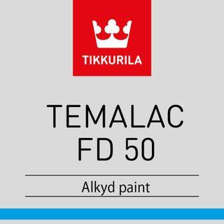 TEMALAC FD 50, alkydový vrchní nátěr, TIKKURILA