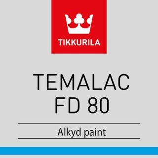 TEMALAC FD 80, alkydový vrchní nátěr, TIKKURILA