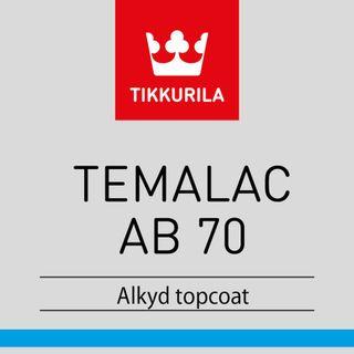 TEMALAC AB 70, alkydový vrchní nátěr, TIKKURILA