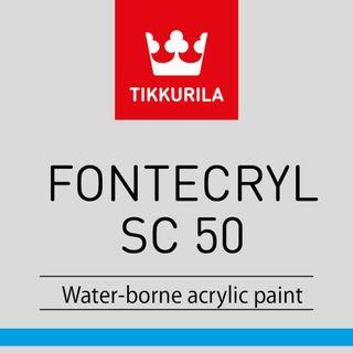 FONTECRYL SC 50, rychle schnoucí nátěr , TIKKURILA