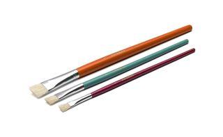 Komplet uhlazených plochých štětců, ANZA