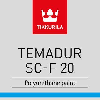 TEMADUR SC-F 20, polyuretanová antikorózní barva, TIKKURILA