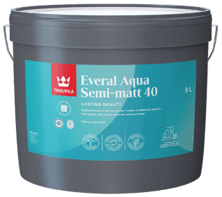 EVERAL AQUA SEMI MATT 40 Interier - Polomatný email s vysokou odolností