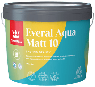 EVERAL AQUA MATT 10 Exterier - Matný email s vysokou odolností