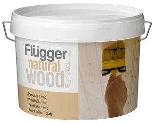 NATURAL WOOD PANEL WHITE VARNISH - Bílý matný akrylátový lak na dřevo