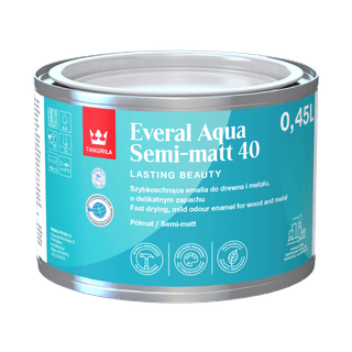 EVERAL AQUA SEMI MATT 40 Exterier - Polomatný email s vysokou odolností