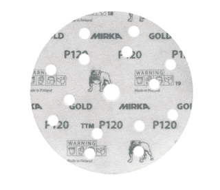BRUSNÝ KOTOUČ GOLD 150mm - Zlatý odolný brusný kotouč Mirka