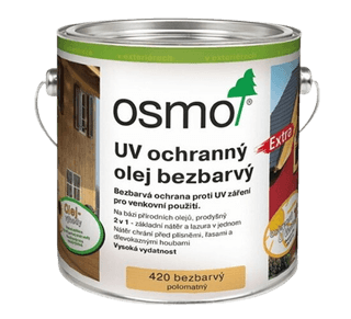 UV OCHRANNÝ OLEJ BEZBARVÝ 420 - Výborná UV ochrana na dřevo pro exteriér