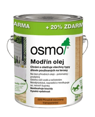 TERASOVÝ OLEJ - Ochrana a údržba dřeva v exteriéru