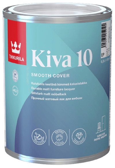 KIVA 10, nežloutnoucí nábytkový lak, TIKKURILA