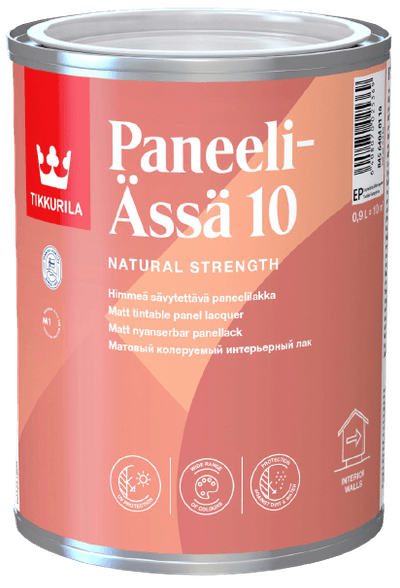 PANEELI ÄSSÄ 10, lak na dřevěné obklady, TIKKURILA