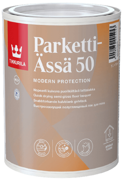 PARKETTI ÄSSÄ 50, lak na dřevo, TIKKURILA