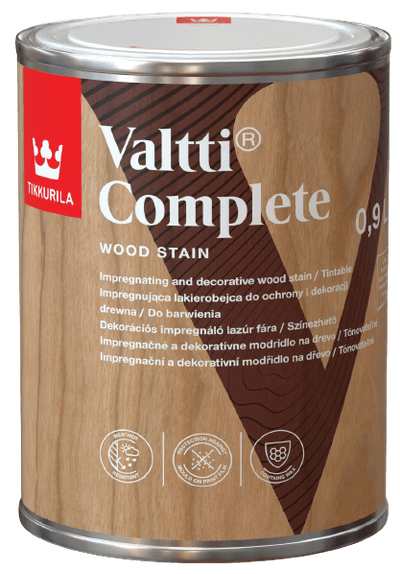 VALTTI COMPLETE, tenkovrstvá lazura, TIKKURILA