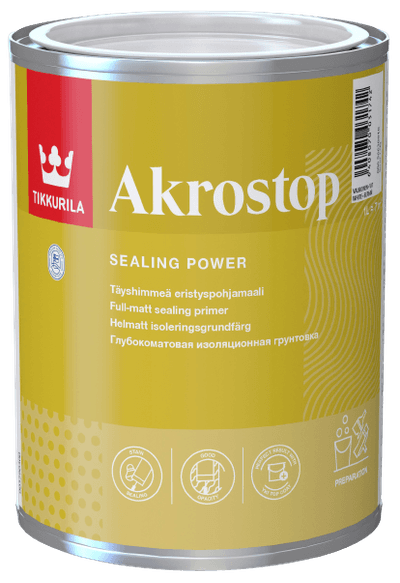 AKROSTOP, těsnící barva, Tikkurila