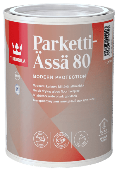 PARKETTI ÄSSÄ 80, lak na dřevo, TIKKURILA