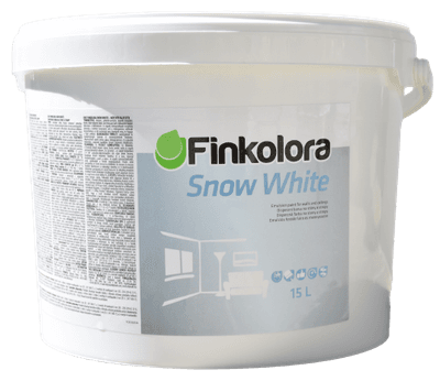 FINKOLORA SNOW WHITE, otěruvzdorná bílá barva