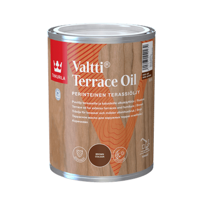 VALTTI TERRACE & FURNITURE OIL, olej na dřevo, TIKKURILA