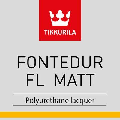 FONTEDUR FL MATT, polyuretanový lak, TIKKURILA