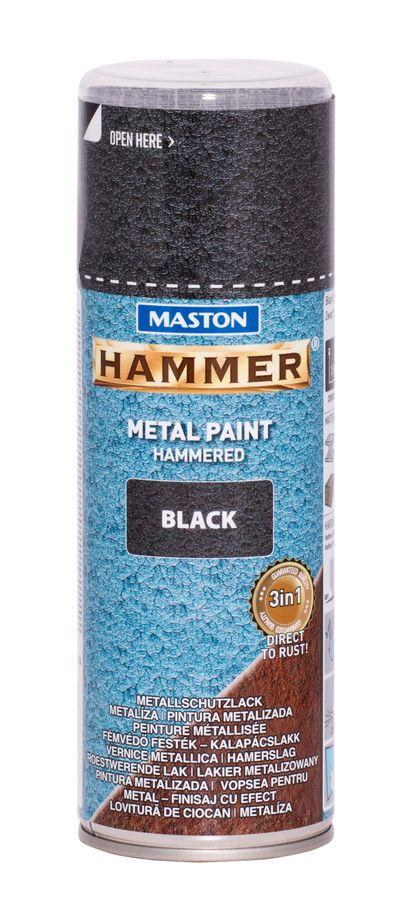 Spraypaint HAMMER, barva na kov ve spreji, MASTON