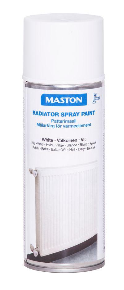 Spraypaint RADIATOR, barva ve spreji na radiátor, MASTON