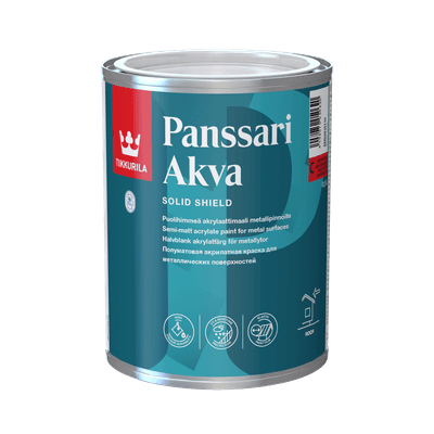PANSSARI AKVA - Polomatná akrylová barva na kovové povrchy