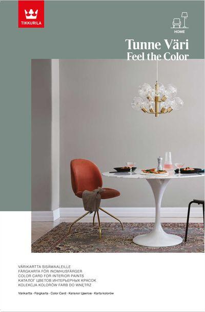FEEL THE COLOR - Vzorník odstínů pro interiérové barvy Tikkurila