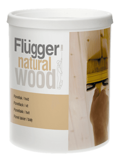 NATURAL WOOD PANEL WHITE VARNISH