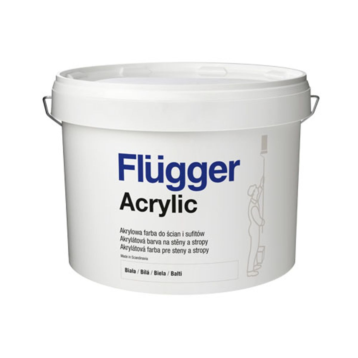 ACRYLIC PAINT - Bílá barva na stěny a stropy