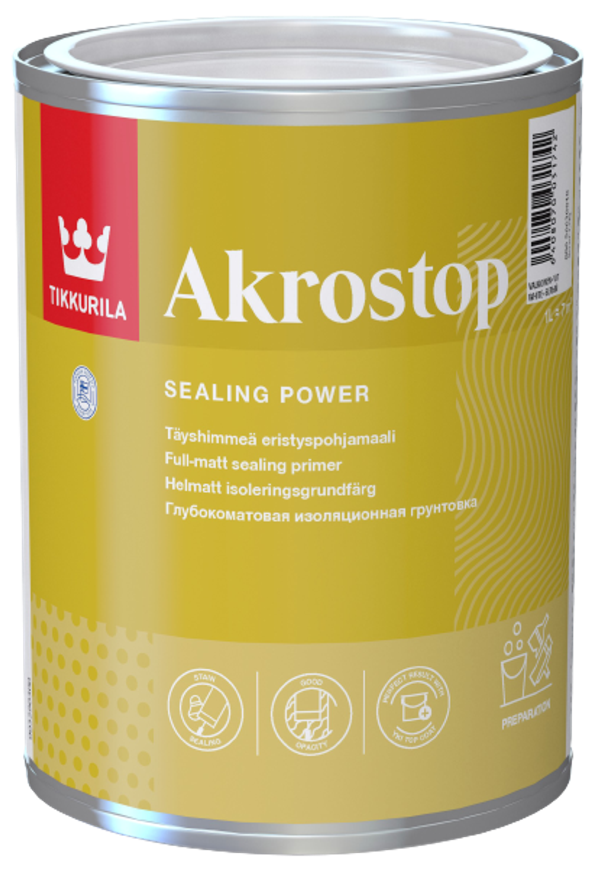 AKROSTOP, těsnící barva, Tikkurila