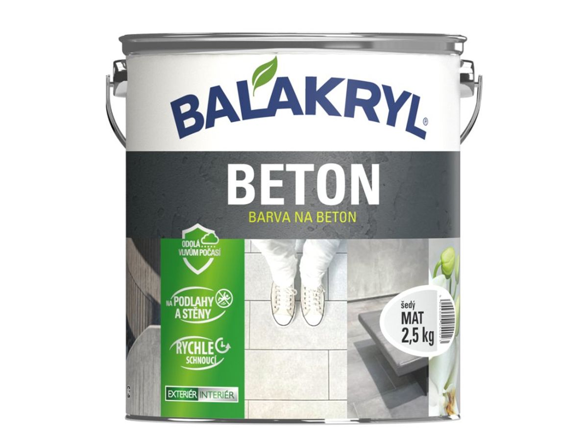 BALAKRYL BETON - Akrylátová krycí barva na beton