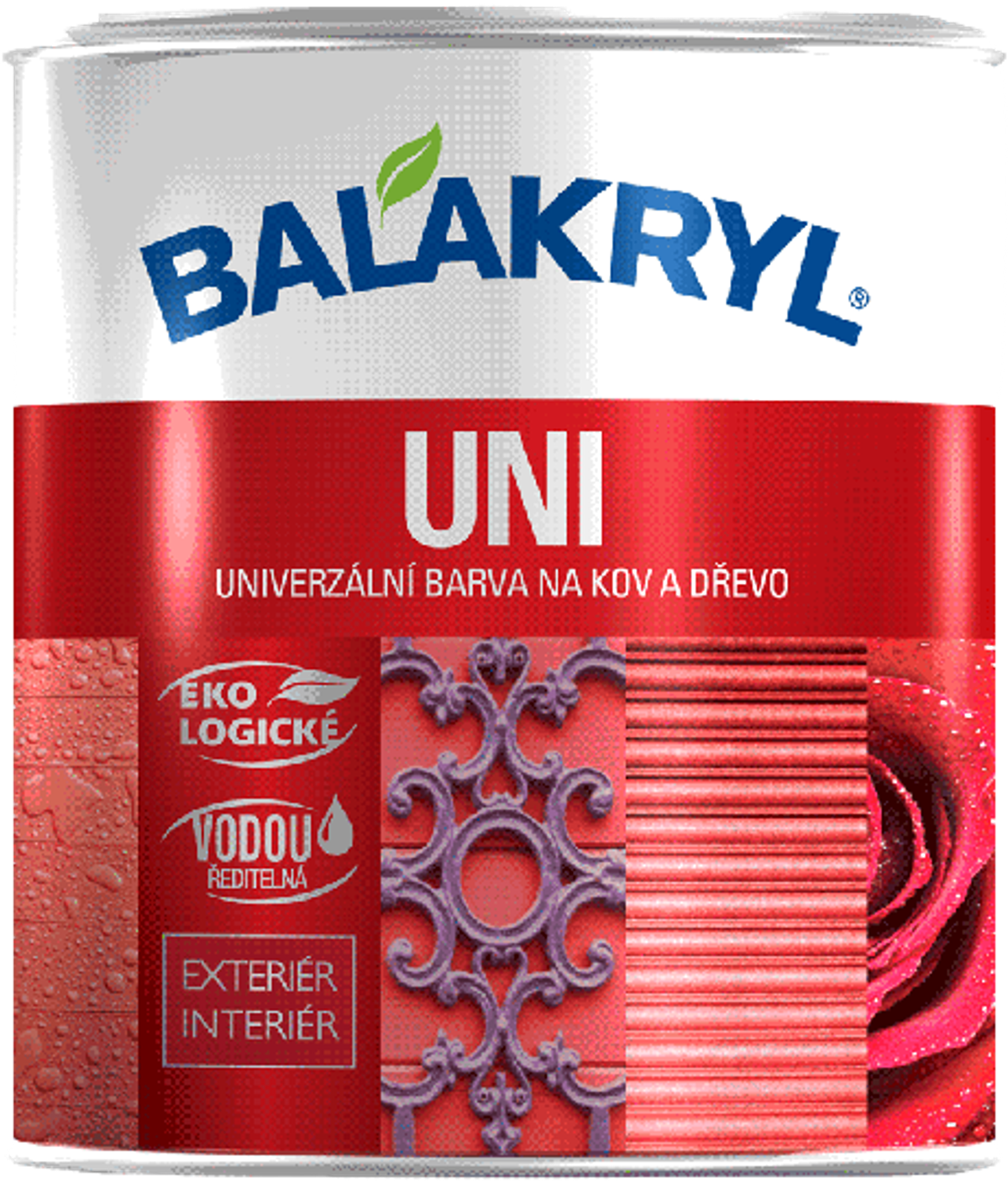BALAKRYL UNI LESK - Univerzální barva na kov a dřevo