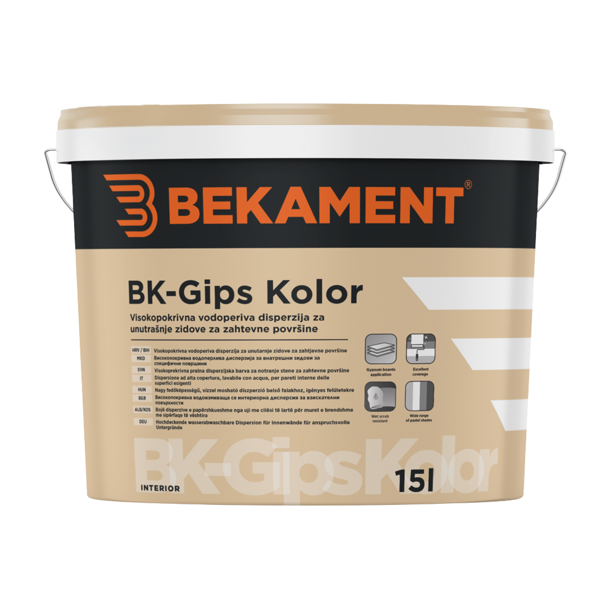 BK GIPS KOLOR - Interiérová barva na sádrokarton