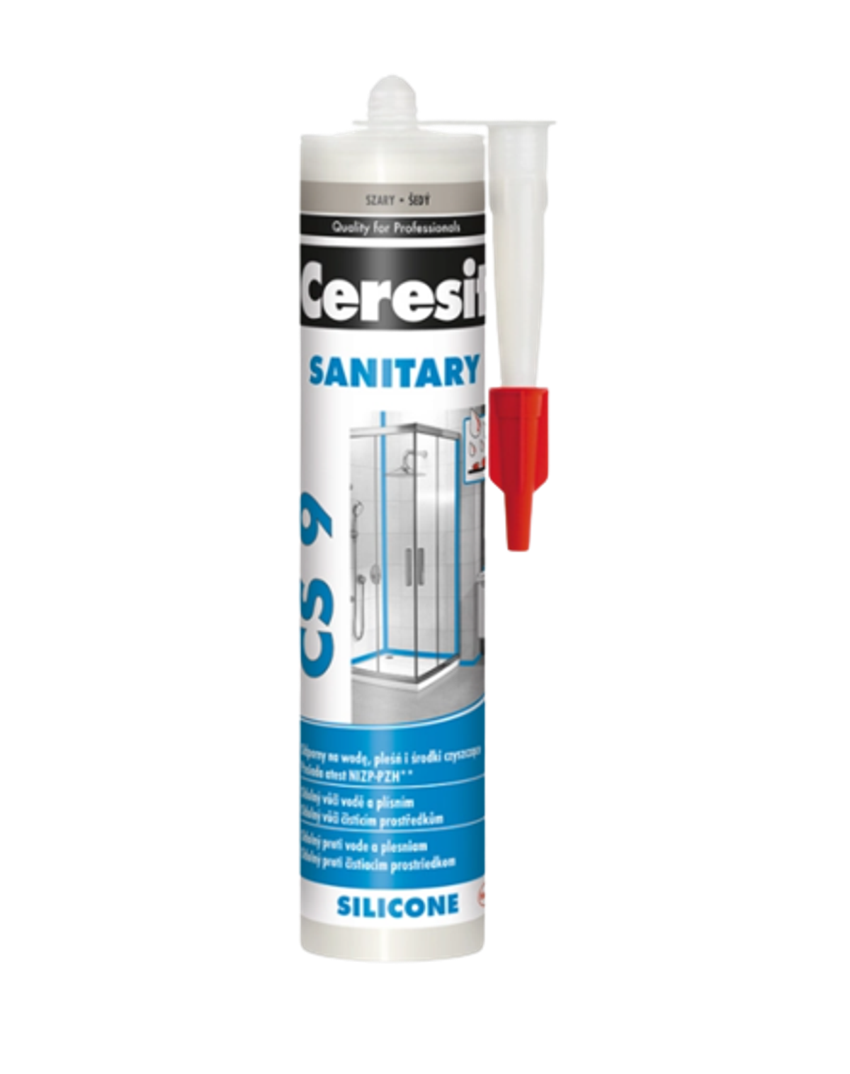 CERESIT CS9 SANITARY - Sanitární silikonový těsnící tmel

