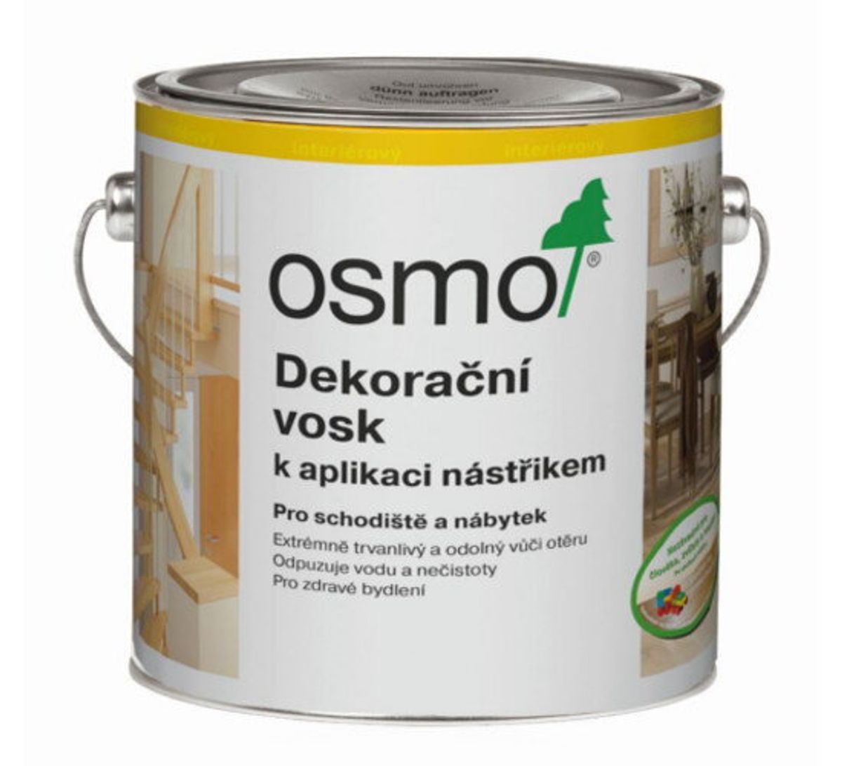 DEKORAČNÍ VOSK PRO APLIKACI STŘÍKÁNÍM - Rozzáří dřevo a zvýrazní jeho přírodní charakter