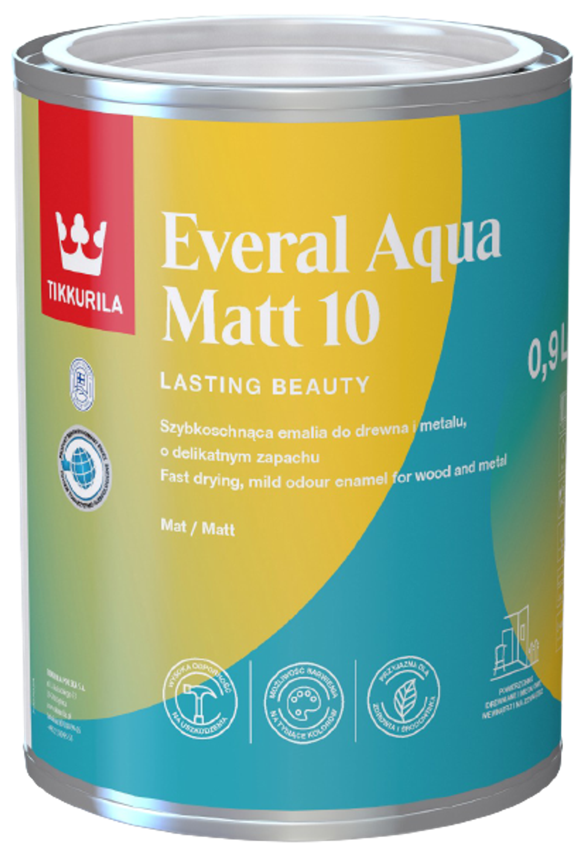 EVERAL AQUA MATT 10 Interier - Matný email s vysokou odolností