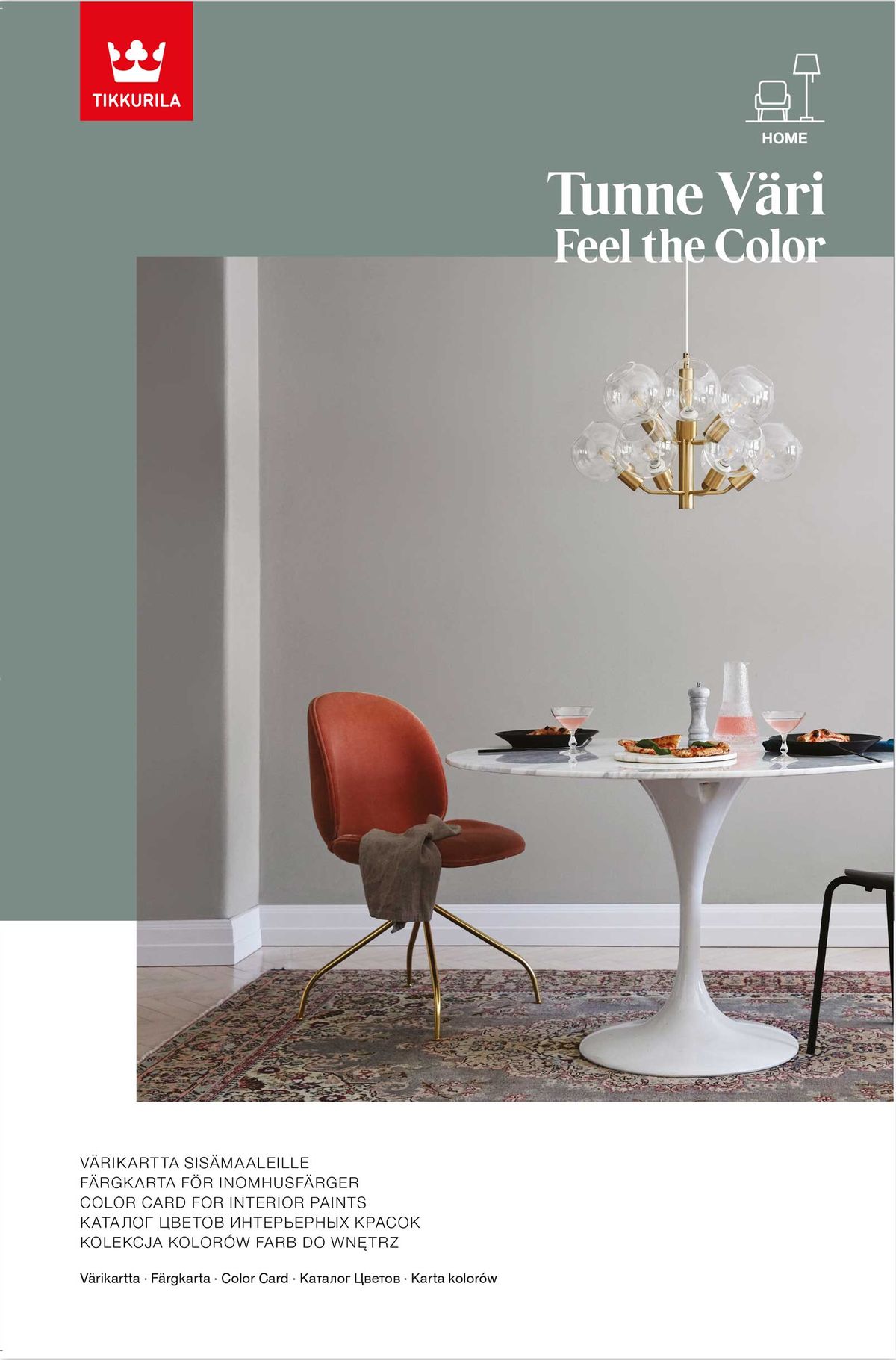 FEEL THE COLOR - Vzorník odstínů pro interiérové barvy Tikkurila
