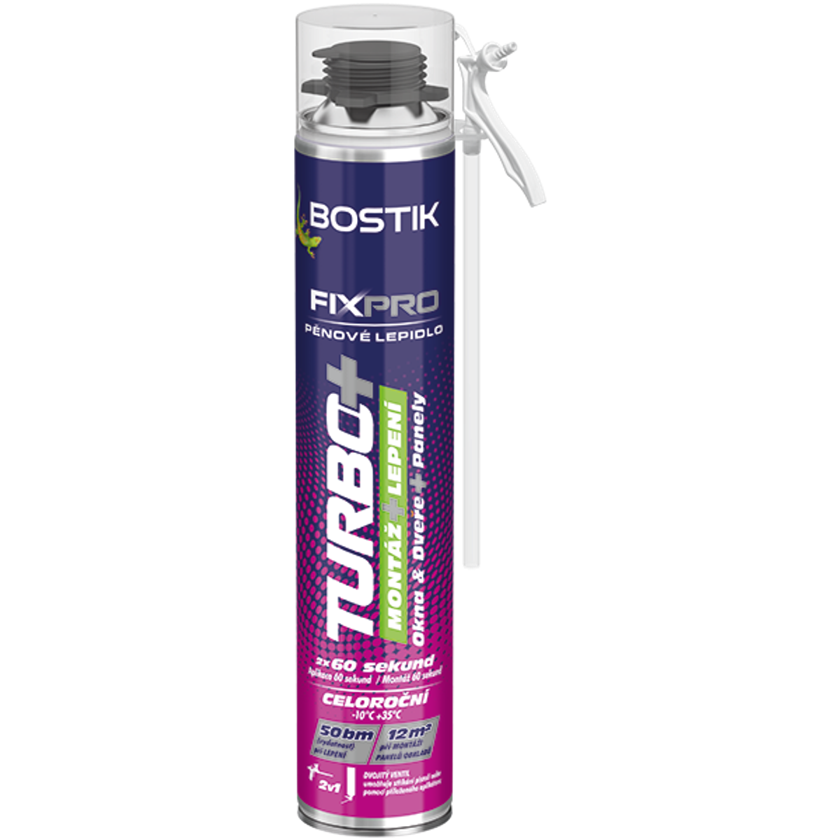 FIXPRO TURBO+ - Rychle tuhnoucí pěnové lepidlo
