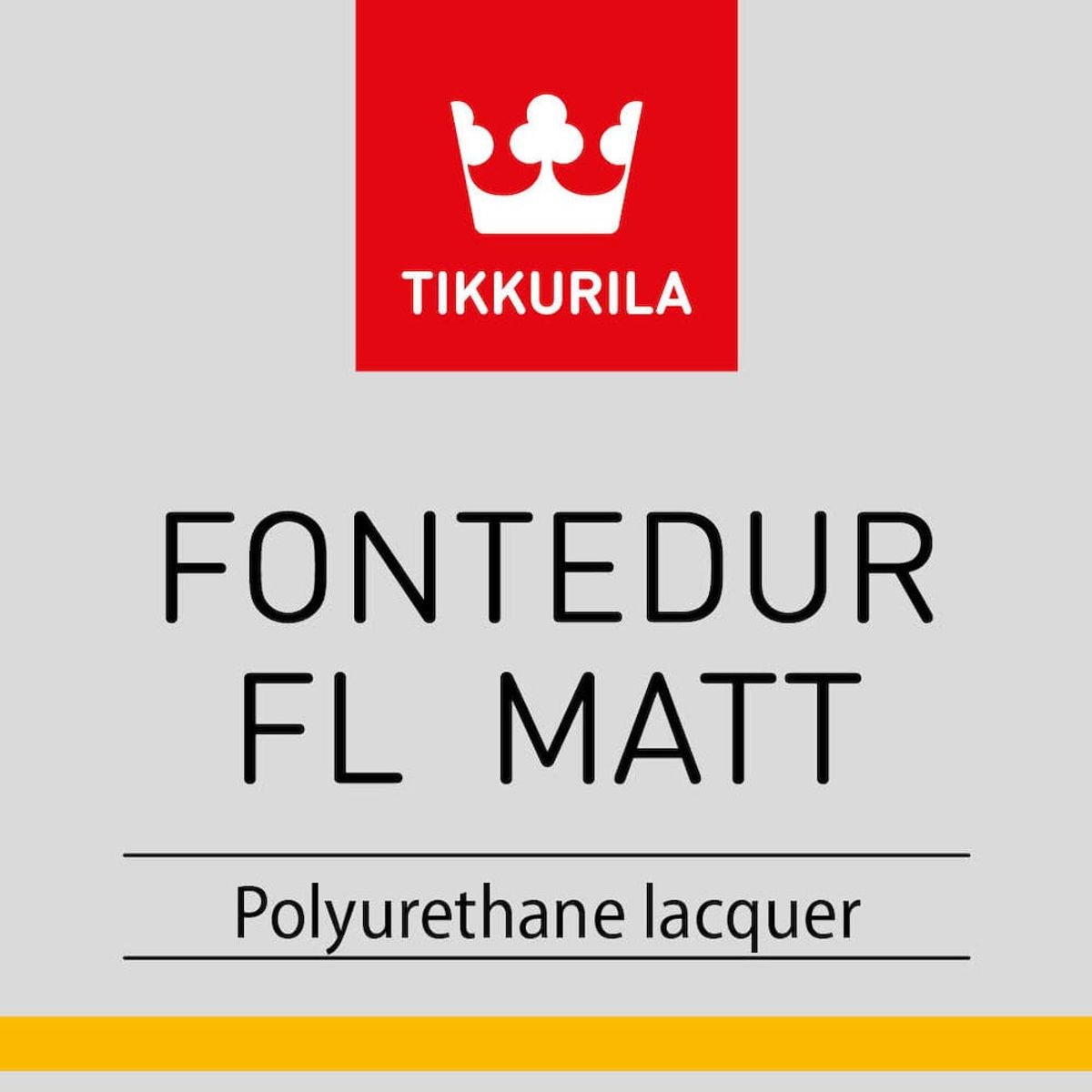 FONTEDUR FL MATT, polyuretanový lak, TIKKURILA