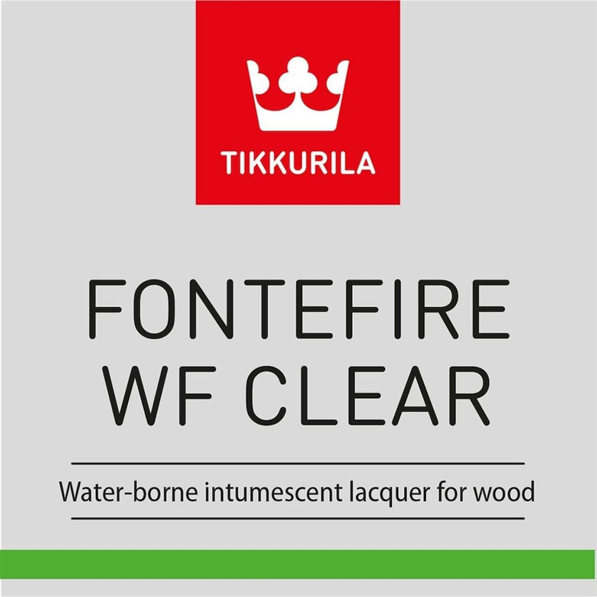 FONTEFIRE WF CLEAR, teplem rozpínatelný lak, TIKKURILA