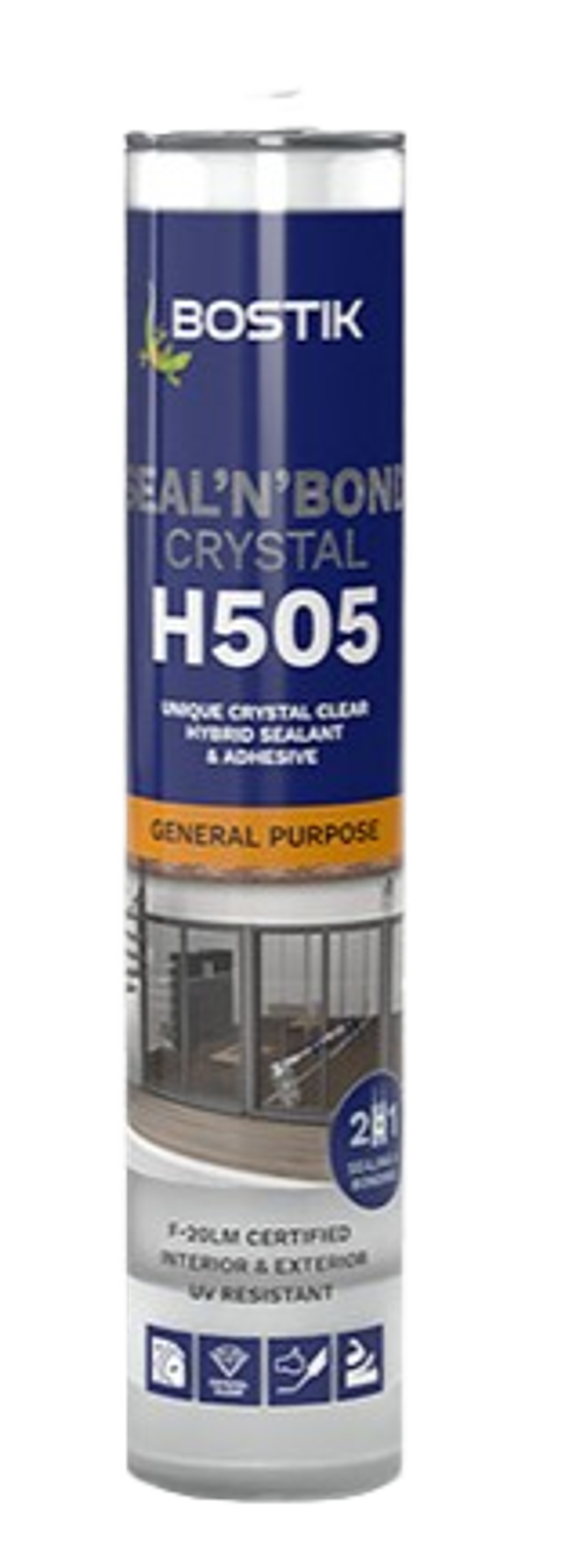 H505 SEAL´N´BOND CRYSTAL - Univerzální průhledné hybridní lepidlo a tmel