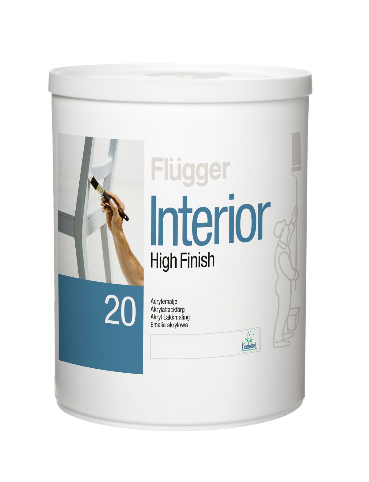 INTERIOR HIGH FINISH 20 - Akrylátový polomatný vrchní nátěr na dřevo a kov