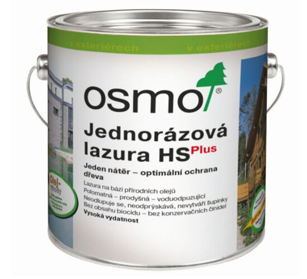JEDNORÁZOVÁ LAZURA HS PLUS - Pro dekorativní zhodnocení dřeva v exteriéru

