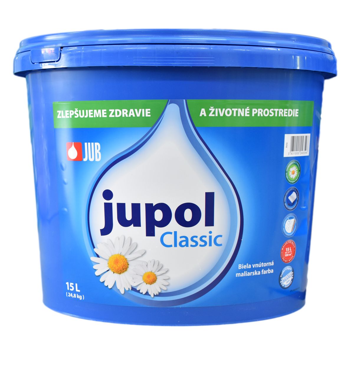 JUPOL CLASSIC - Vnitřní bílá otěruvzdorná malířská barva