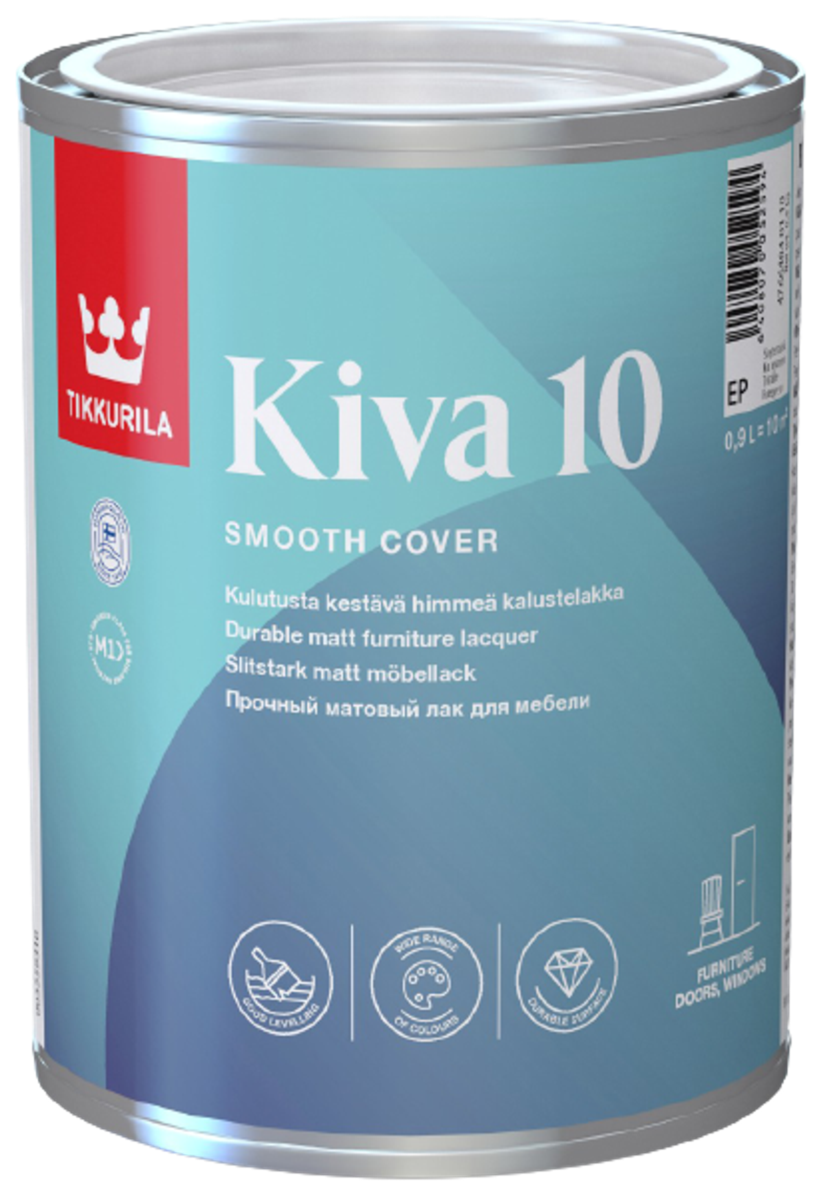 KIVA 10, nežloutnoucí nábytkový lak, TIKKURILA