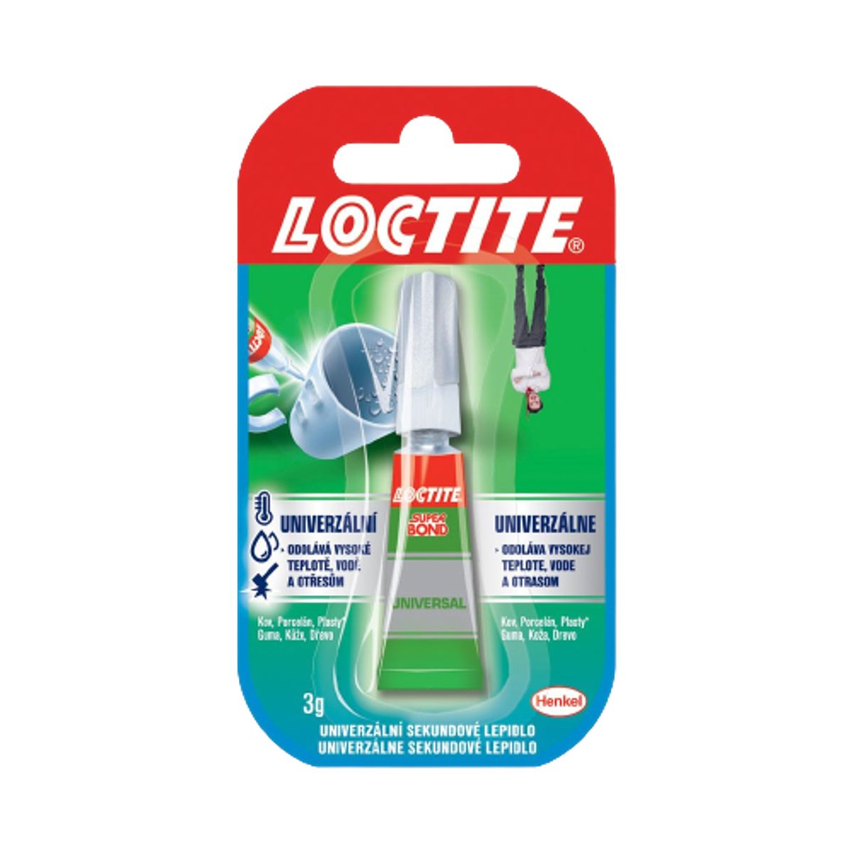 LEPIDLO LOCTITE SUPER BOND - Tekuté vteřinové lepidlo

