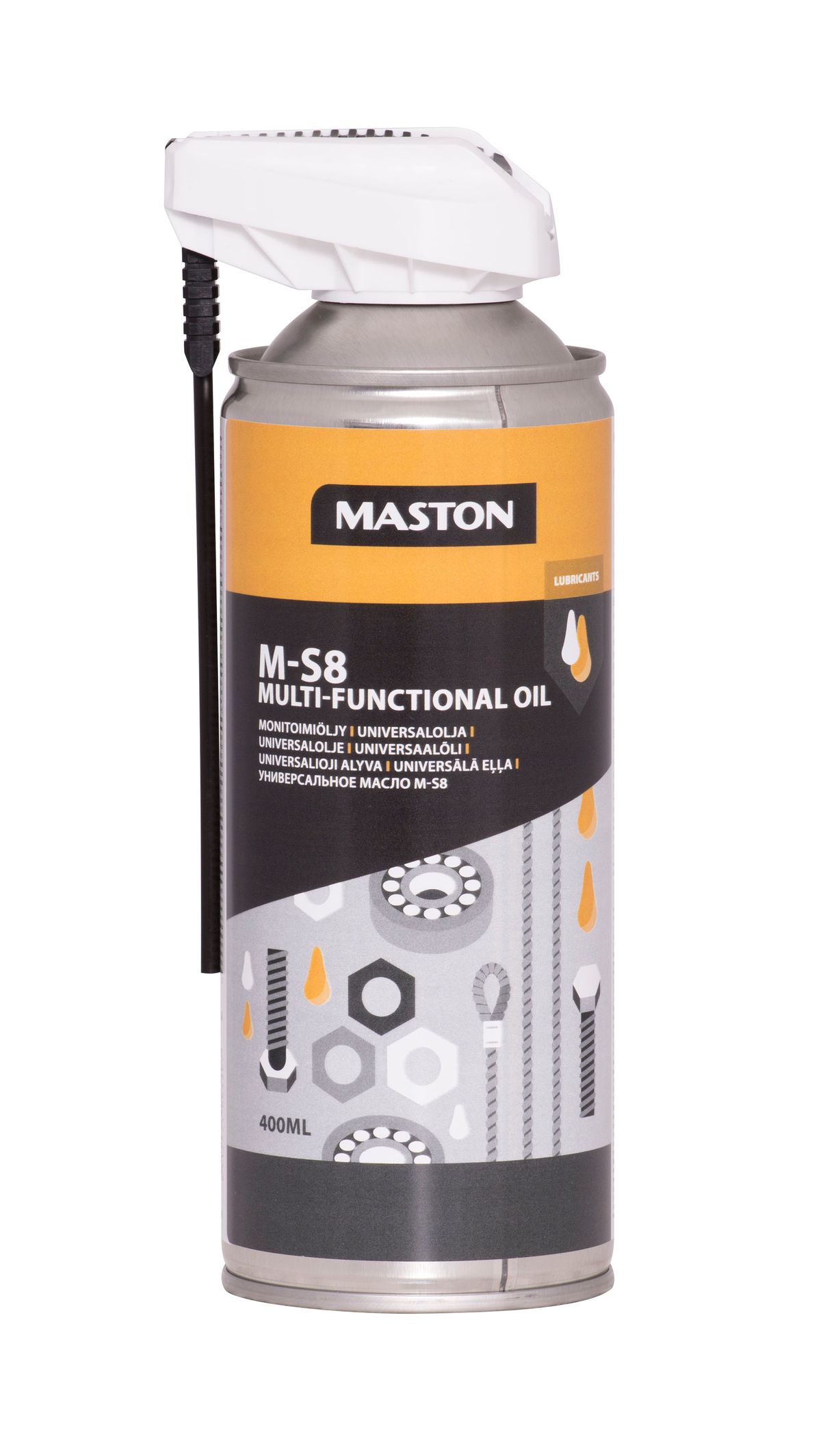 M-S8, multifunkční olej ve spreji, MASTON