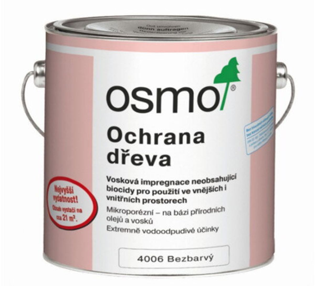 OCHRANA DŘEVA - Vosková impregnaci bez obsahu biocidů vhodná pro vlhké prostory